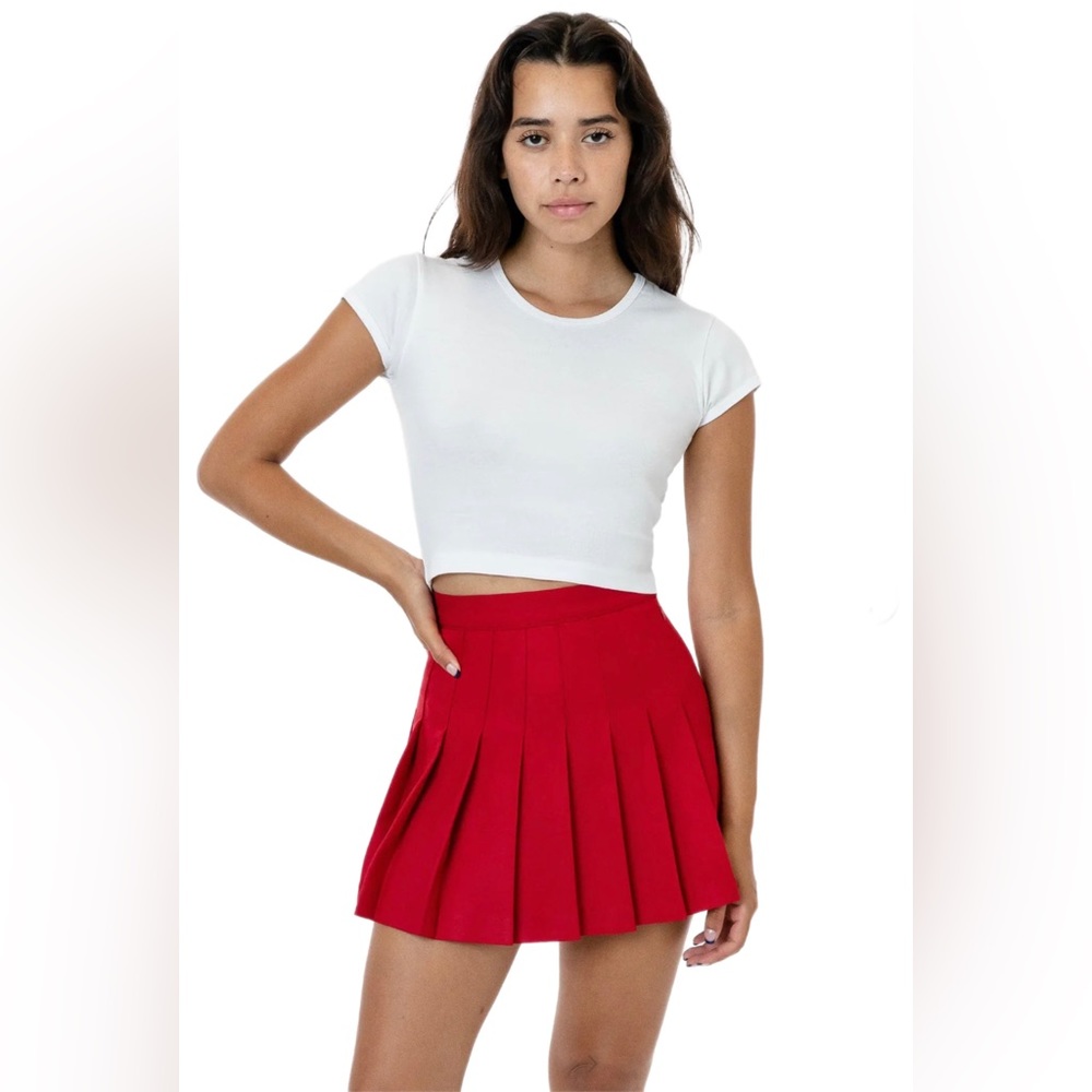Los Angeles Apparel red tennis skirt 2XL